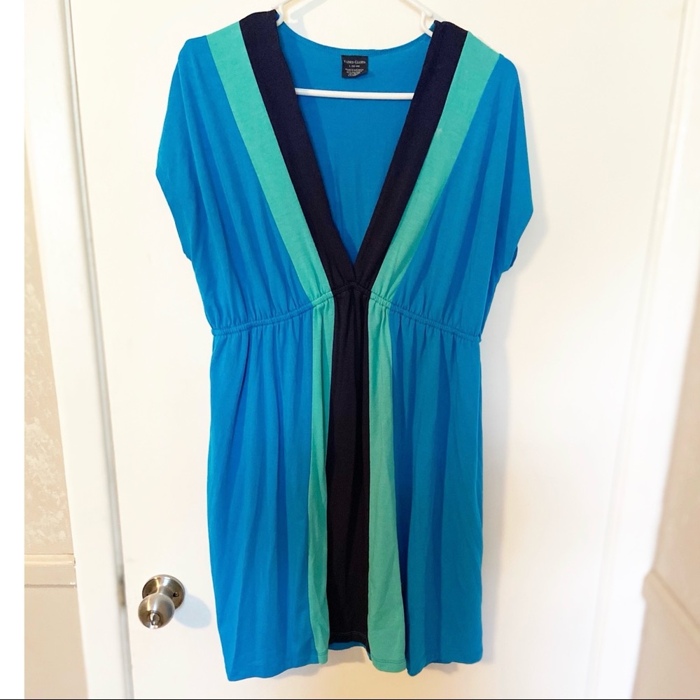 Faded Glory Striped dress size L